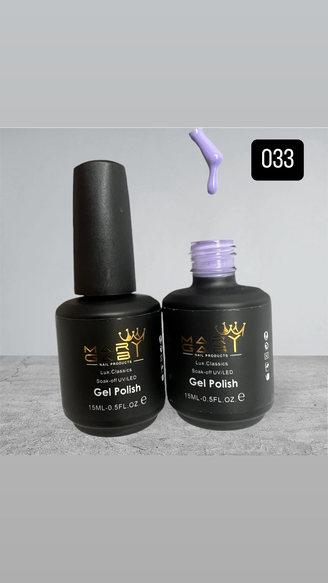 Gel Polish 15ml No. 033 Curado en Lámpara