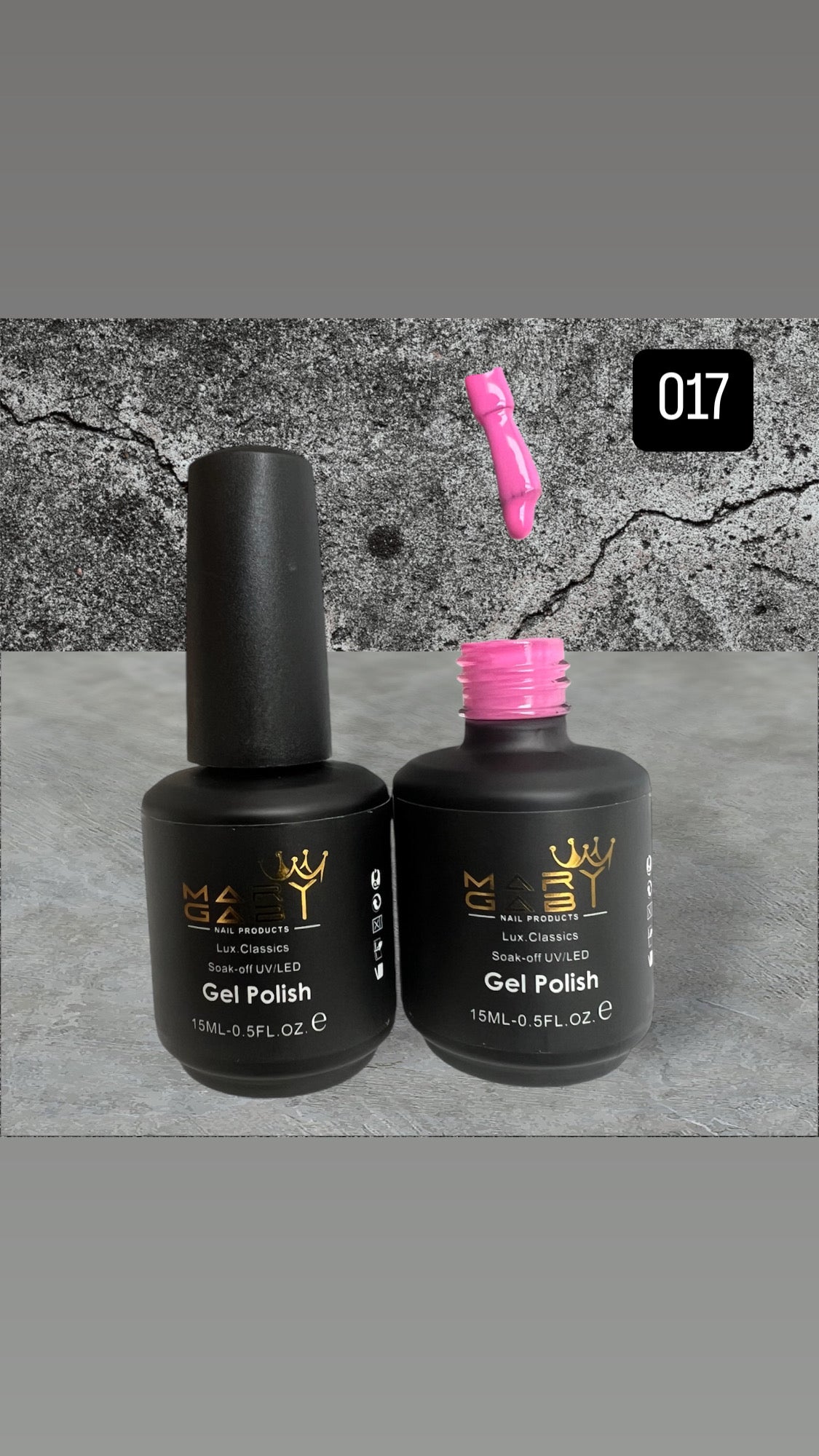 Gel Polish 15ml No. 017 Curado en Lámpara