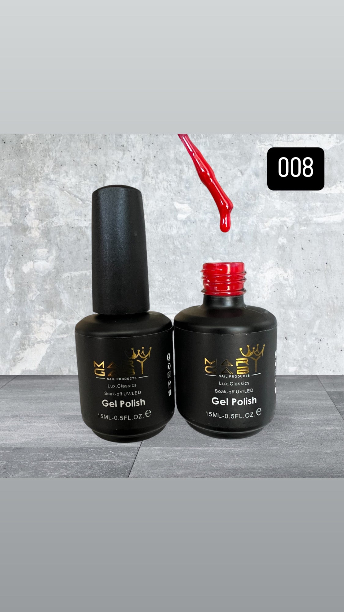Gel Polish 15ml No. 008 Curado en Lámpara