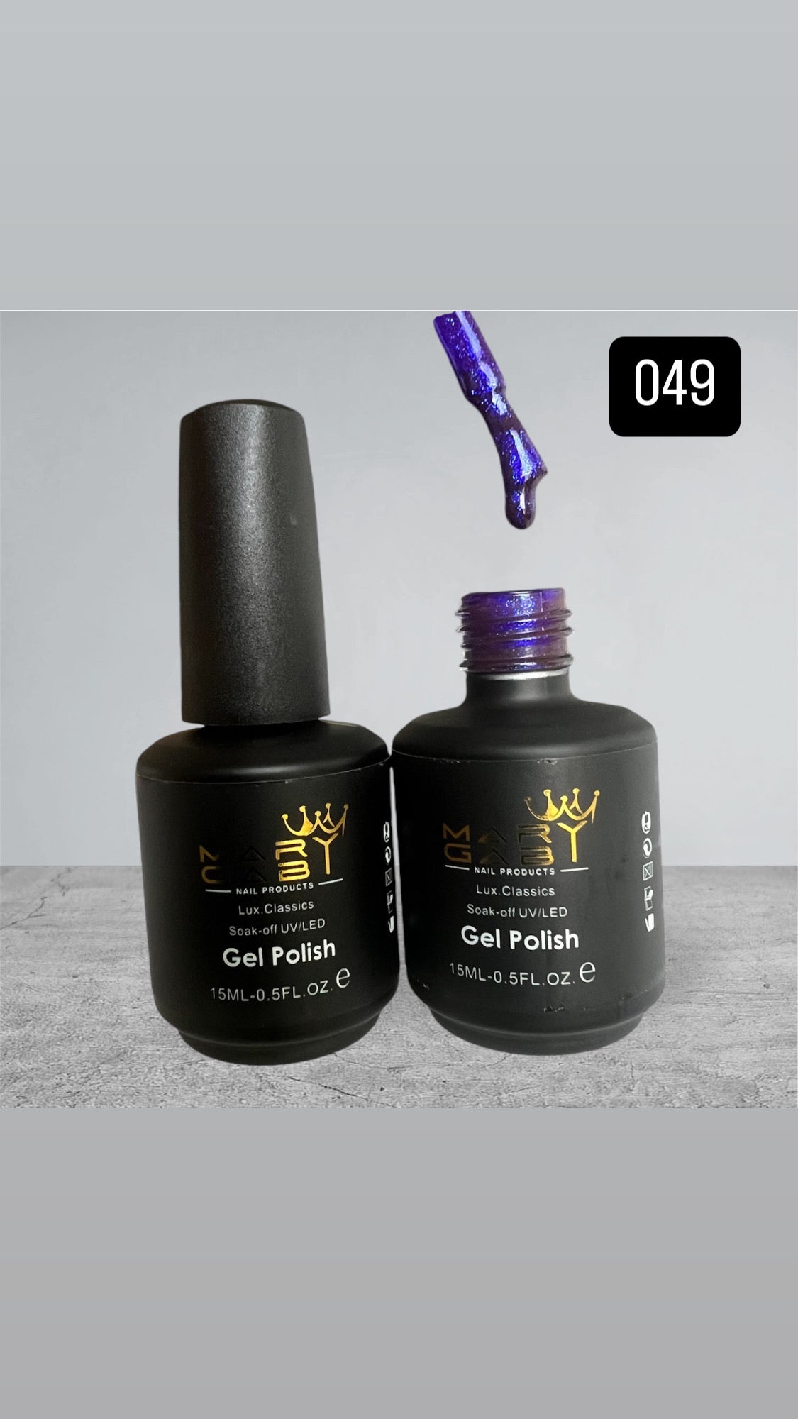Gel Polish 15ml No. 049 Curado en Lámpara