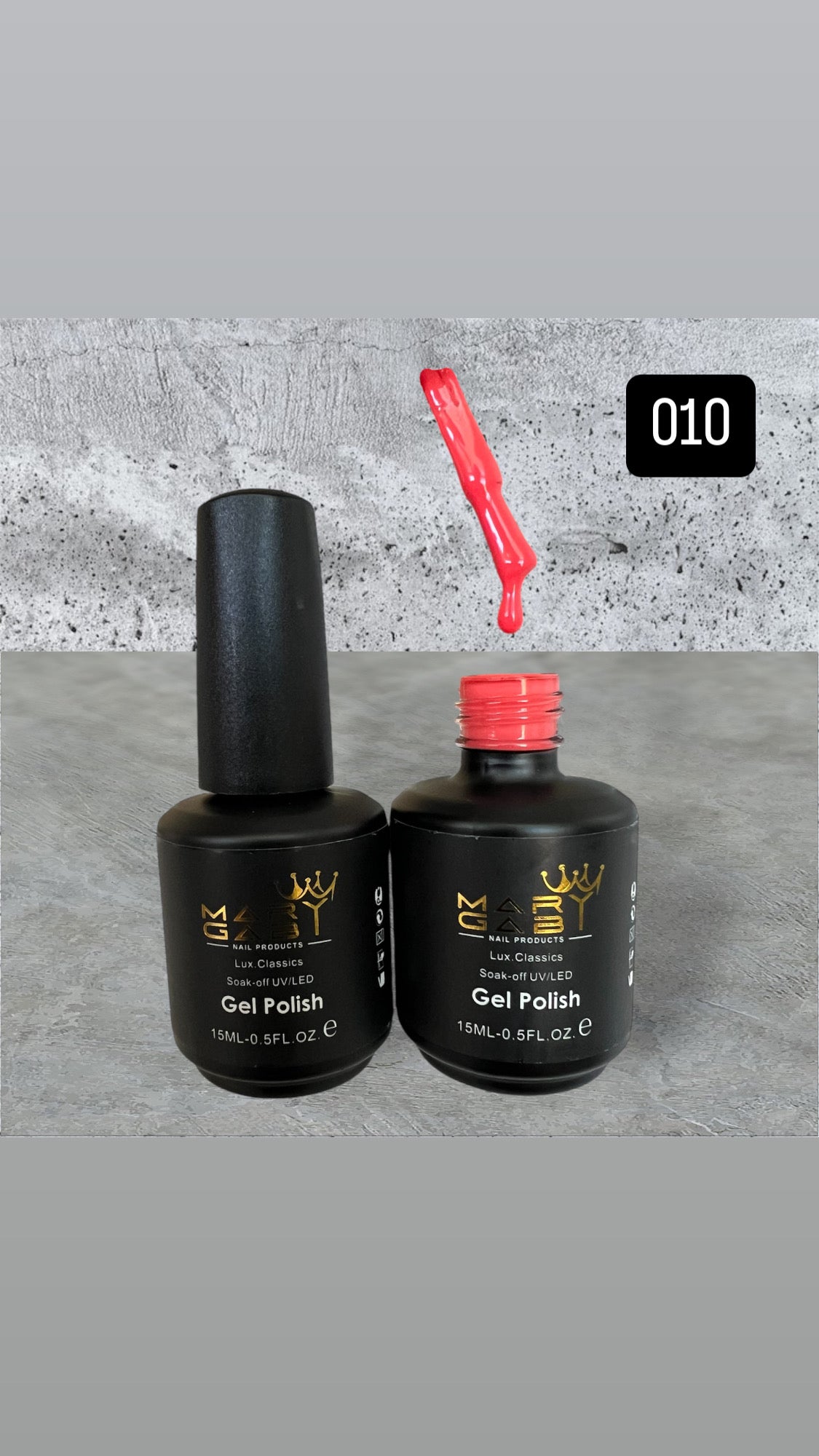 Gel Polish 15ml No. 010 Curado en Lámpara