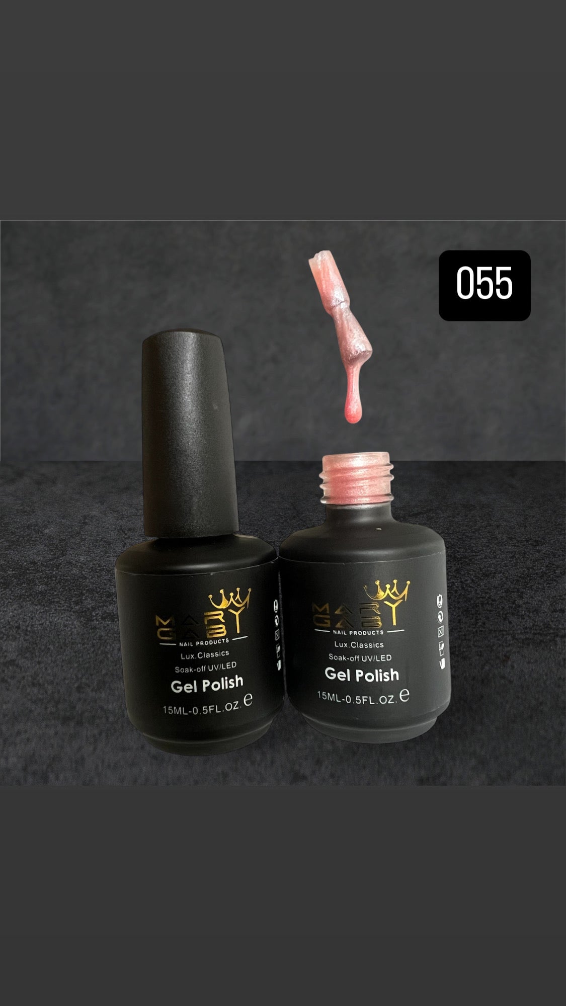 Gel Polish 15ml No. 055 Curado en Lámpara
