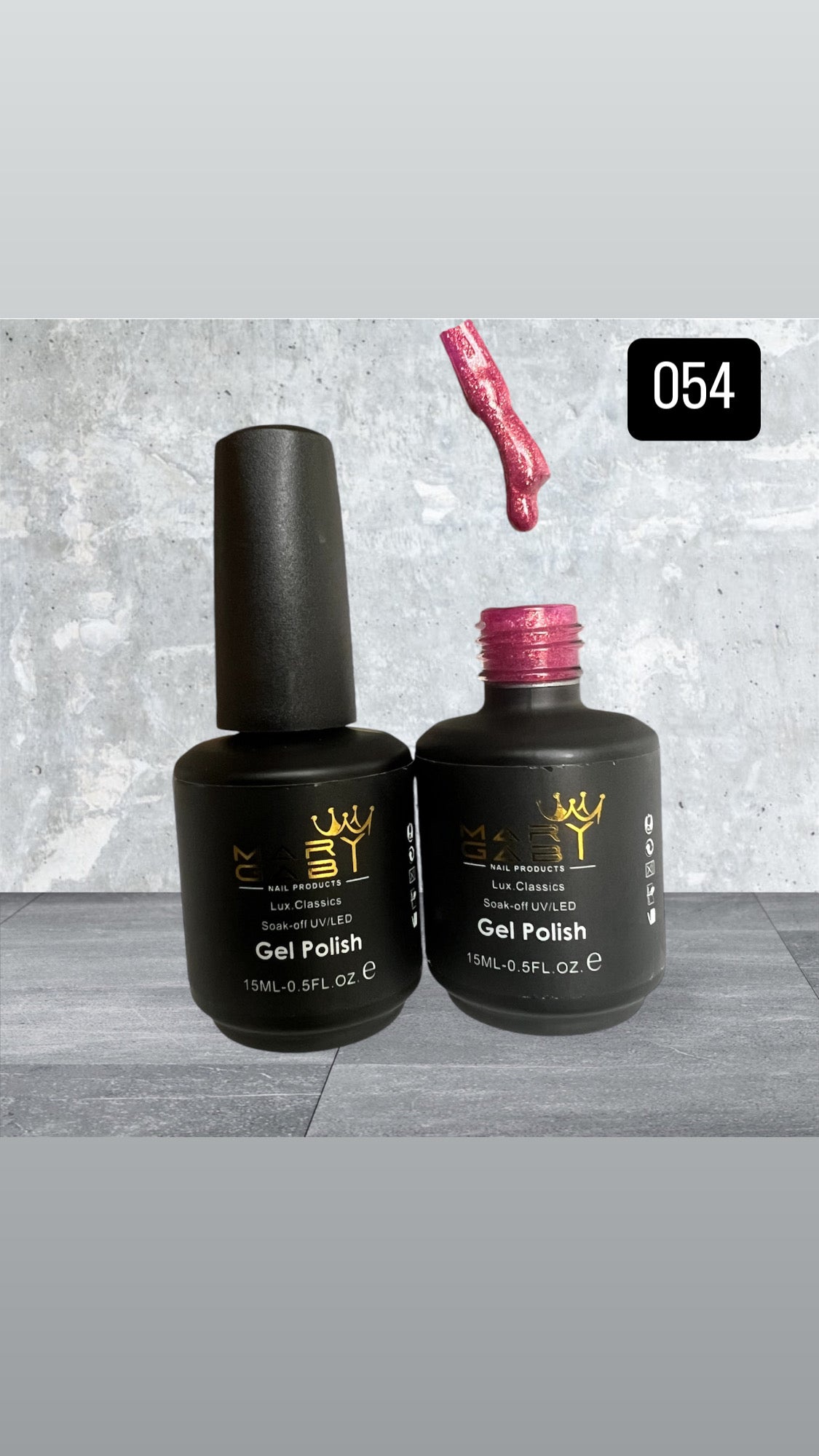 Gel Polish 15ml No. 054 Curado en Lámpara