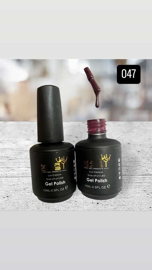 Gel Polish 15ml No. 047 Curado en Lámpara