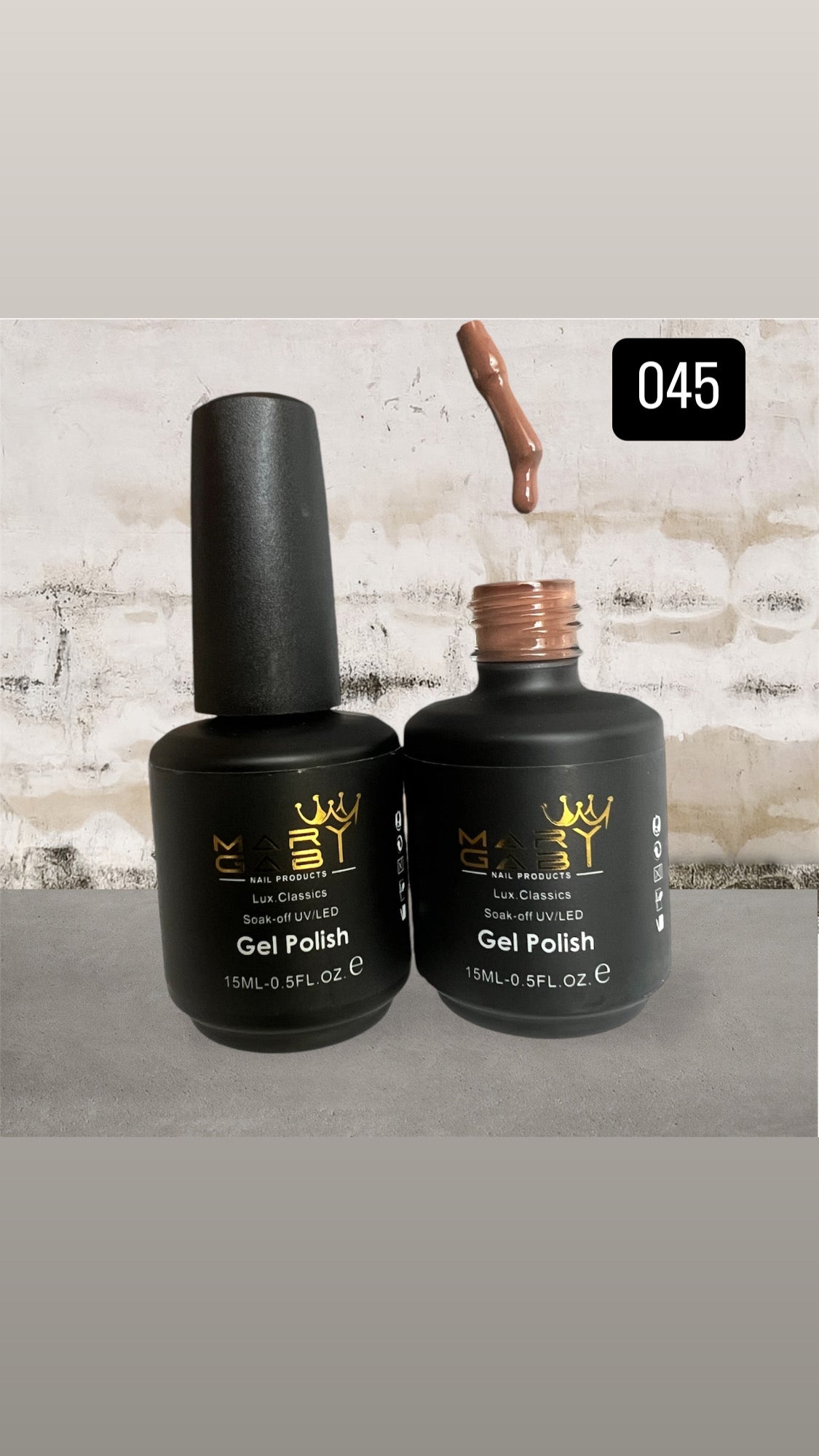 Gel Polish 15ml No. 045 Curado en Lámpara