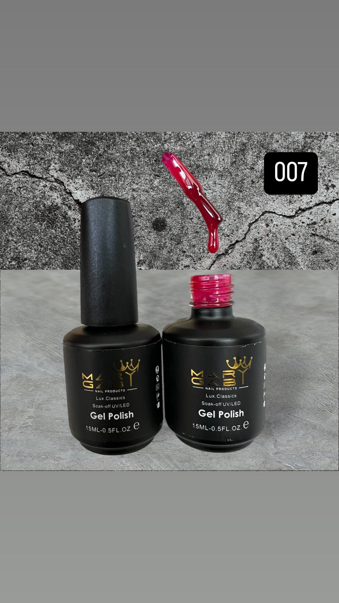 Gel Polish 15ml No. 007 Curado en Lámpara