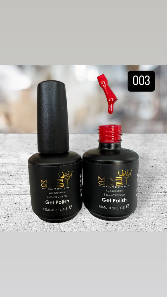 Gel Polish 15ml No. 003 Curado en Lámpara