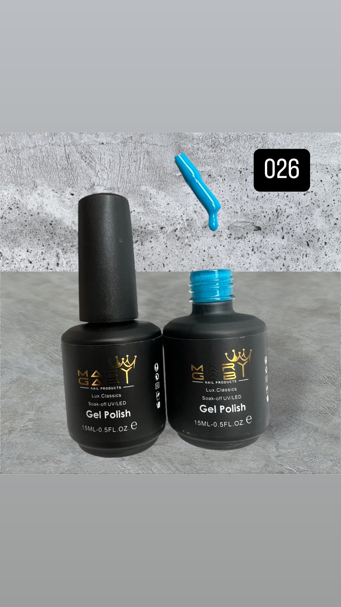 Gel Polish 15ml No. 026 Curado en Lámpara