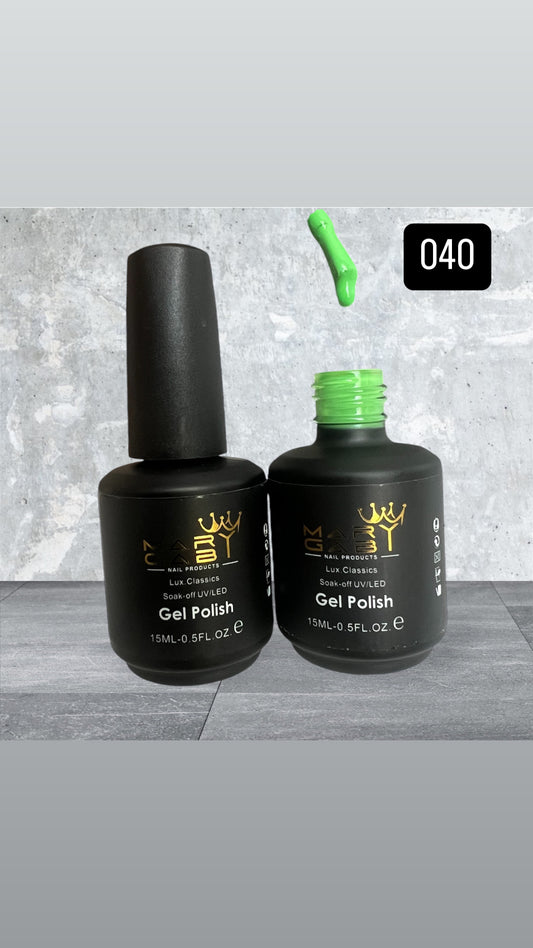 Gel Polish 15ml No. 040 Curado en Lámpara