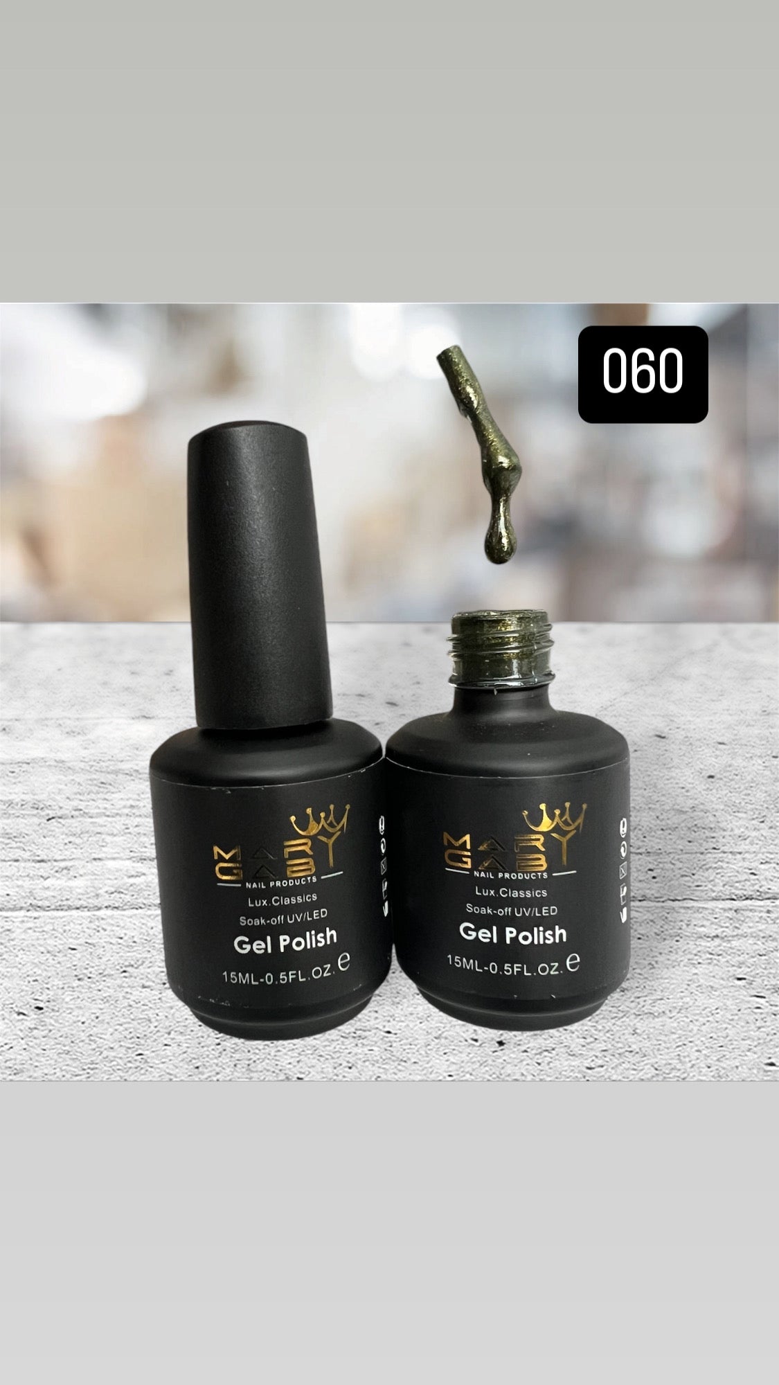 Gel Polish 15ml No. 060 Curado en Lámpara