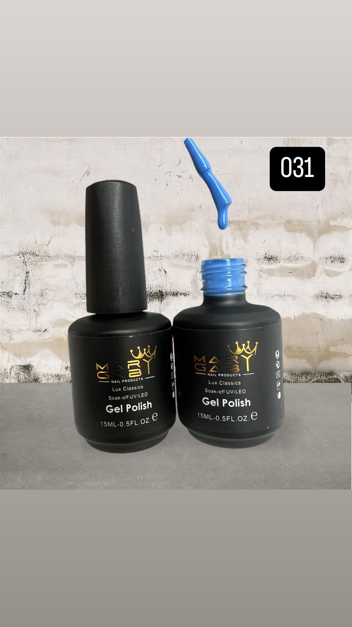 Gel Polish 15ml No. 031 Curado en Lámpara