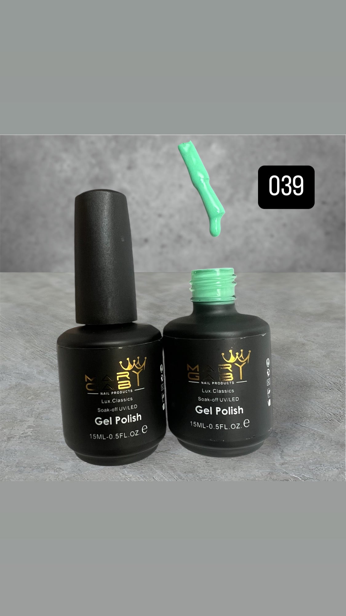 Gel Polish 15ml No. 039 Curado en Lámpara
