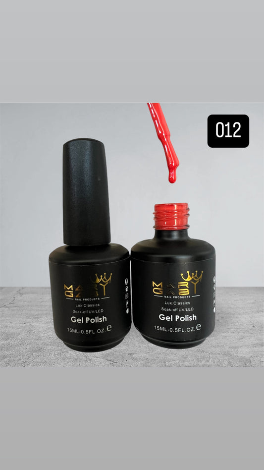 Gel Polish 15ml No. 012 Curado en Lámpara