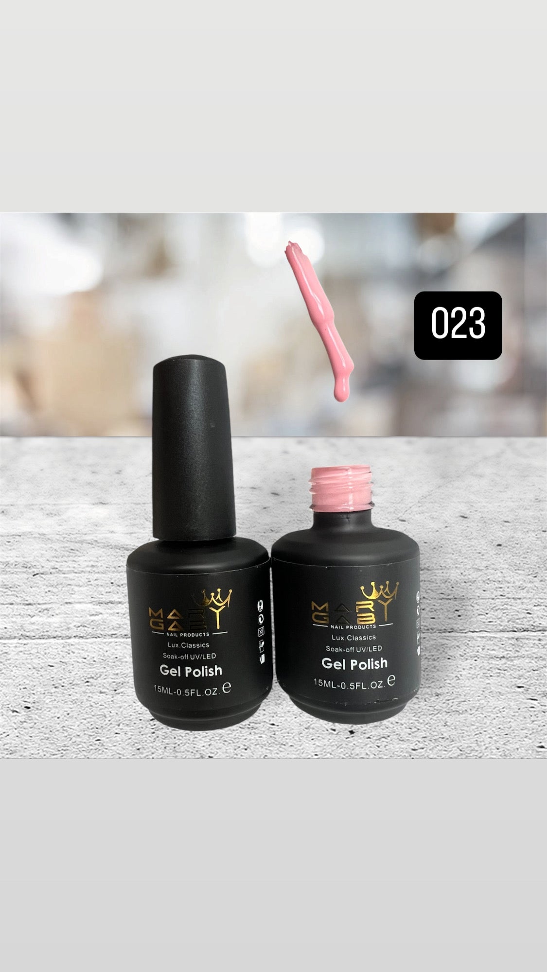 Gel Polish 15ml No. 023 Curado en Lámpara