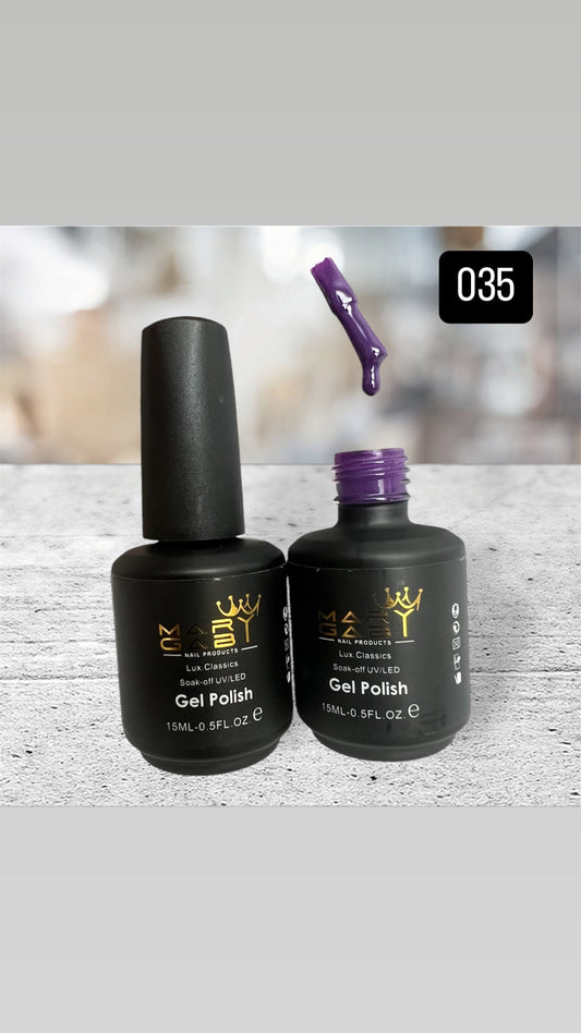 Gel Polish 15ml No. 035 Curado en Lámpara