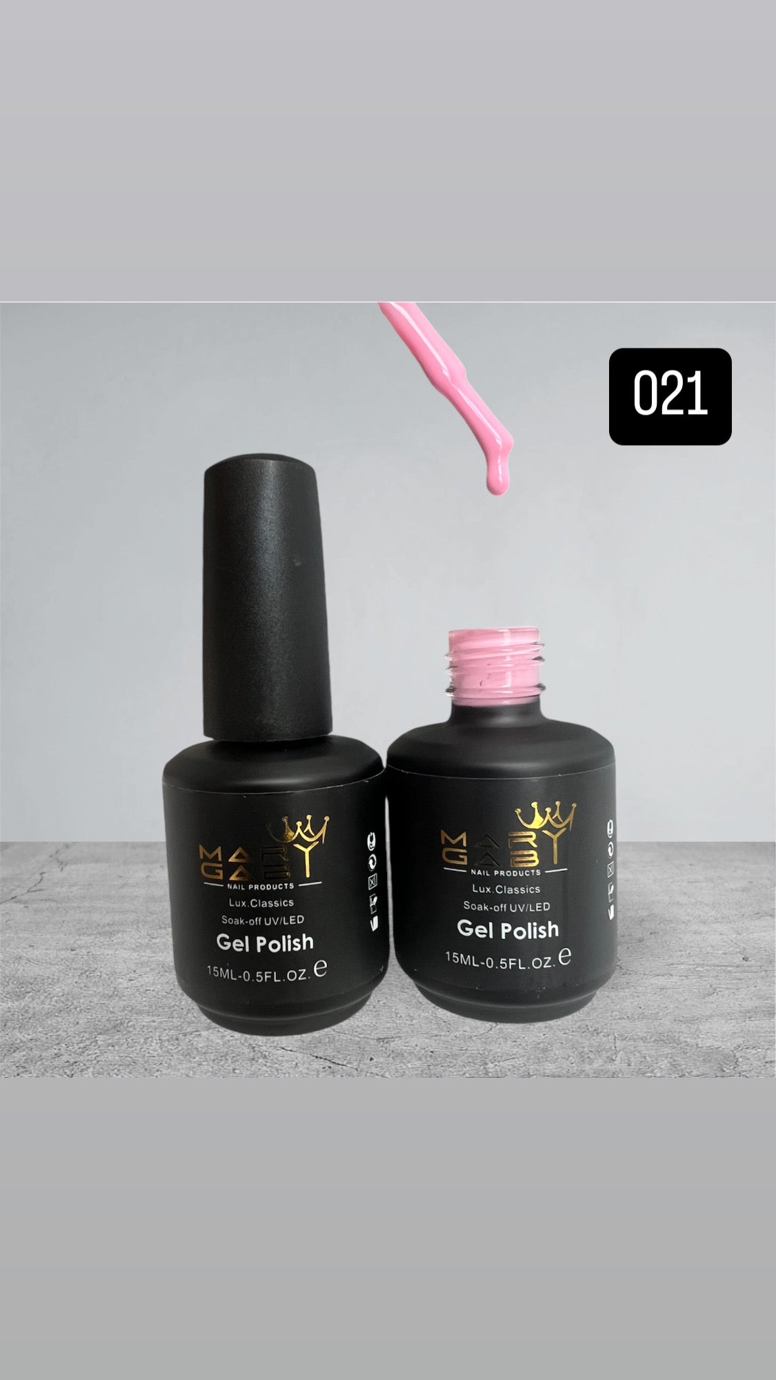 Gel Polish 15ml No. 021 Curado en Lámpara