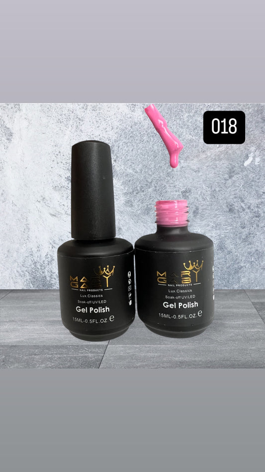 Gel Polish 15ml No. 018 Curado en Lámpara