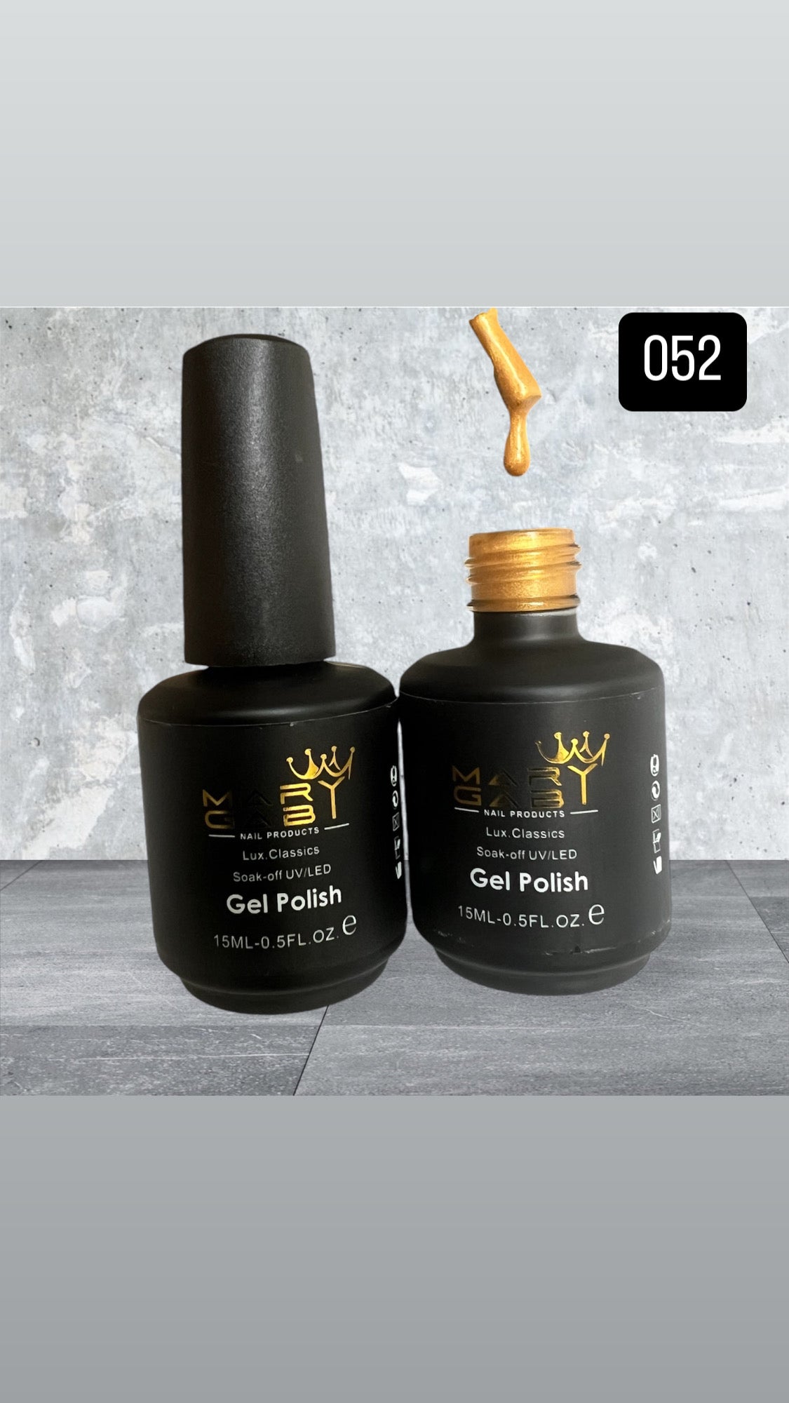 Gel Polish 15ml No. 052 Curado en Lámpara