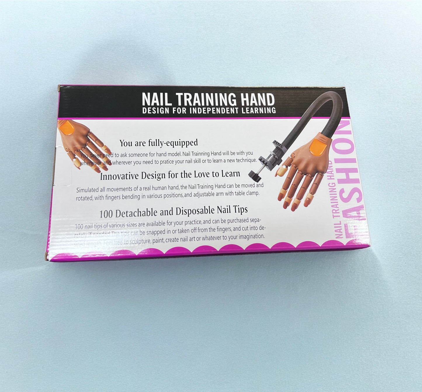 Mano Articulada con 100 puntas de uñas